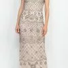 Adrianna Papell AP1E209324 - Bedazzled Off Shoulder Long Gown -Wedding Dresses shop online adrianna papell ap1e209324 bedazzled off shoulder long gown evening dresses 2 biscotti 31711686656083