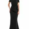 Alexander By Daymor 1661 - Off Shoulder Pleated Evening Gown