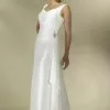 Alexia Designs - Sleeveless V Neck Drape Accent Taffeta Gown IB03 - 1 Pc Ivory In Size 6 Available -Wedding Dresses shop online alexia designs sleeveless v neck drape accent taffeta gown ib03 1 pc ivory in size 6 available ccsale 6 ivory 14439245283411