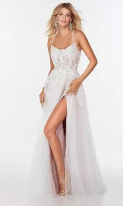 Alyce Paris - 61077 Trailing Lace Detailed Gown 11 Alyce Paris - 61077 Trailing Lace Detailed Gown -Wedding Dresses shop online alyce paris 61077 trailing lace detailed gown special occasion dress 000 diamond white cashmere rose 29265537892435