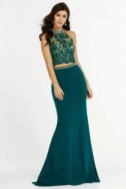 Alyce Paris - Prom Collection - 8020 Dress -Wedding Dresses shop online alyce paris prom collection 8020 dress prom dresses 000 forest green 5543262617657