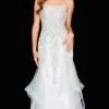 Amarra - 20703 Diamond Beaded Sheath Dress -Wedding Dresses shop online amarra 20703 diamond beaded sheath dress evening dresses 0 diamond white 28050575687763