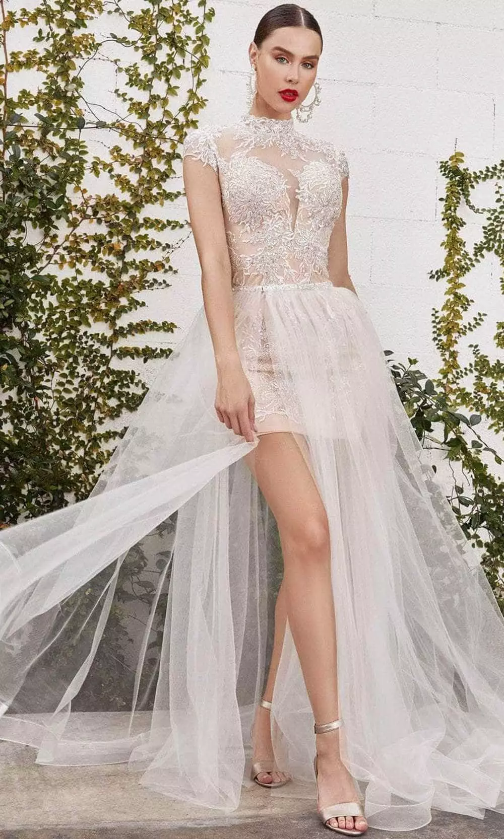 Andrea And Leo A1066 - Halter Beaded A-Line Dress 3 Andrea And Leo A1066 - Halter Beaded A-Line Dress