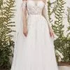 Andrea And Leo A1080W - Off-Shoulder Cape Sleeve Wedding Dress 2 Andrea And Leo A1080W - Off-Shoulder Cape Sleeve Wedding Dress -Wedding Dresses shop online andrea and leo a1080w off shoulder cape sleeve wedding dress bridal dresses 2 off white 30404270555219