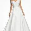 Ashley Lauren - 11097 Bow Accent Strapless Bodice Mikado Ballgown -Wedding Dresses shop online ashley lauren 11097 bow accent strapless bodice mikado ballgown wedding dresses 0 ivory 28684860784723
