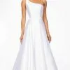 Ashley Lauren 11229 - One-Shoulder Mikado Bridal Gown -Wedding Dresses shop online ashley lauren 11229 one shoulder mikado bridal gown special occasion dress 0 white 30942068408403