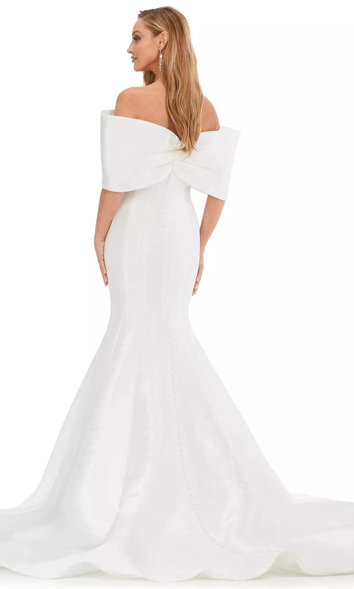 Ashley Lauren 11380 - Bow-Infused Exquisite Bridal Gown 4 Ashley Lauren 11380 - Bow-Infused Exquisite Bridal Gown - Image 2