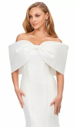 Ashley Lauren 11380 - Bow-Infused Exquisite Bridal Gown 7 Ashley Lauren 11380 - Bow-Infused Exquisite Bridal Gown -Wedding Dresses shop online ashley lauren 11380 bow infused exquisite bridal gown wedding dresses 32362714824787