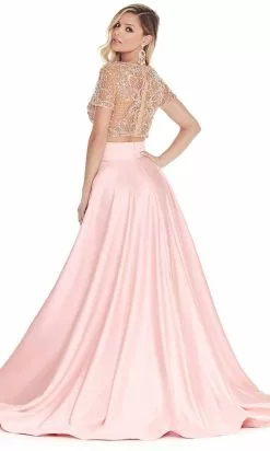 Ashley Lauren - 1251 Beaded Two Piece Ball Gown -Wedding Dresses shop online ashley lauren 1251 beaded two piece ball gown special occasion dress 28333520027731