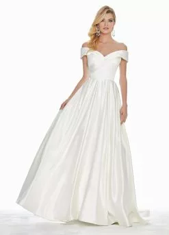 Ashley Lauren - 1343 Surplice Off Shoulder Satin Ballgown 15 Ashley Lauren - 1343 Surplice Off Shoulder Satin Ballgown -Wedding Dresses shop online ashley lauren 1343 surplice off shoulder satin ballgown special occasion dress 0 ivory 6917461442643