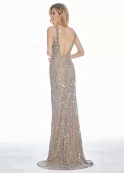 Ashley Lauren - 1431 Sequined Sheath Evening Dress -Wedding Dresses shop online ashley lauren 1431 sequined sheath evening dress special occasion dress 7429854691411