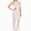 Ashley Lauren - 1441 Beaded Halter Open Back Dress -Wedding Dresses shop online ashley lauren 1441 beaded halter open back dress special occasion dress 0 ivory 7429862817875