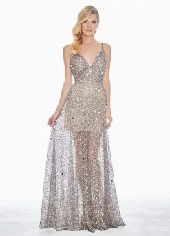 Ashley Lauren - 1459 Sparkly Beads And Sequins Sheer Evening Dress 29 Ashley Lauren - 1459 Sparkly Beads And Sequins Sheer Evening Dress -Wedding Dresses shop online ashley lauren 1459 sparkly beads and sequins sheer evening dress special occasion dress 27993358532691