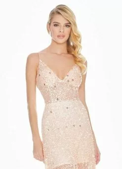 Ashley Lauren - 1459 Sparkly Beads And Sequins Sheer Evening Dress 22 Ashley Lauren - 1459 Sparkly Beads And Sequins Sheer Evening Dress -Wedding Dresses shop online ashley lauren 1459 sparkly beads and sequins sheer evening dress special occasion dress 28837286772819