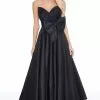 Ashley Lauren - 1775 Strapless Sweetheart A-line Dress -Wedding Dresses shop online ashley lauren 1775 strapless sweetheart a line dress evening dresses 0 black 28819062620243