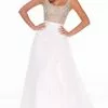 Ashley Lauren - 1990 Embellished Scoop Dress With Overskirt