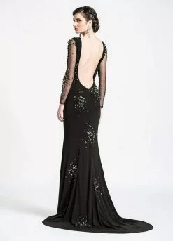 Ashley Lauren Bridal - 1053 Open Back Beaded Jersey Dress 11 Ashley Lauren Bridal - 1053 Open Back Beaded Jersey Dress -Wedding Dresses shop online ashley lauren bridal 1053 open back beaded jersey dress bridal dresses 5648660168761