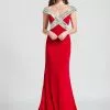 Ashley Lauren Bridal - 1055 Beaded Off Shoulder Evening Dress 1 Ashley Lauren Bridal - 1055 Beaded Off Shoulder Evening Dress -Wedding Dresses shop online ashley lauren bridal 1055 beaded off shoulder evening dress prom dresses 0 red 5648665378873