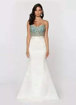 Ashley Lauren Bridal - 1196 Strapless Illusion Bodice Bridal Dress