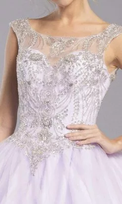 Aspeed Design - L2258 Illusion Bateau Beaded Ball Gown 11 Aspeed Design - L2258 Illusion Bateau Beaded Ball Gown -Wedding Dresses shop online aspeed design l2258 illusion bateau beaded ball gown ball gowns 28698666172499