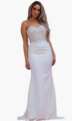 Chic And Holland BM1345 - Embellished Sweetheart Formal Gown