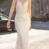 Chic And Holland HF1638 - Plunging Sweetheart Evening Dress -Wedding Dresses shop online chic and holland hf1638 plunging sweetheart evening dress prom dresses 2 ivory 30018602106963