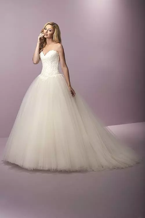 Christina Wu Brides - 18061 Strapless Sweetheart Lace Textured Ballgown 6 Christina Wu Brides - 18061 Strapless Sweetheart Lace Textured Ballgown - Image 4