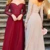 Christina Wu Celebration - 22062 Offshoulder Dress With Long Sleeves -Wedding Dresses shop online christina wu celebration 22062 offshoulder dress with long sleeves bridesmaid dresses 28656586555475