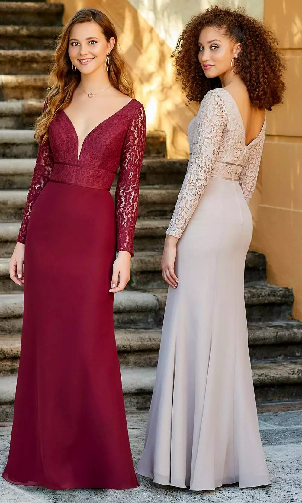 Christina Wu Celebration - 22064 Long Sleeves Lace And Chiffon Evening Dress 3 Christina Wu Celebration - 22064 Long Sleeves Lace And Chiffon Evening Dress