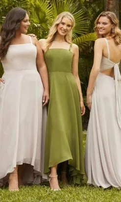 Christina Wu Celebration - 22091 Straight Across Chiffon Gown