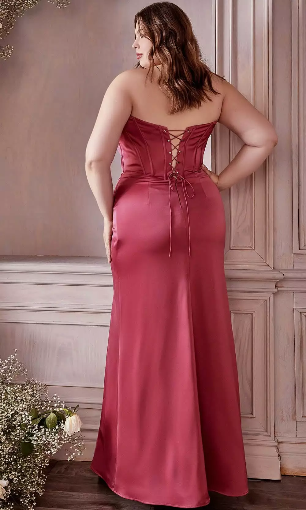 Cinderella Divine 7484C - High Slit Evening Gown 4 Cinderella Divine 7484C - High Slit Evening Gown - Image 2
