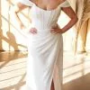 Cinderella Divine 7484WC - Satin Corset Bridal Dress -Wedding Dresses shop online cinderella divine 7484wc satin corset bridal dress wedding dresses 18 off white 31106817294419