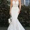Cinderella Divine Bridal - CB066W Strapless Corset Mermaid Bridal Dress 1 Cinderella Divine Bridal - CB066W Strapless Corset Mermaid Bridal Dress -Wedding Dresses shop online cinderella divine bridal cb066w strapless corset mermaid bridal dress wedding dresses 0 off white 28753792565331