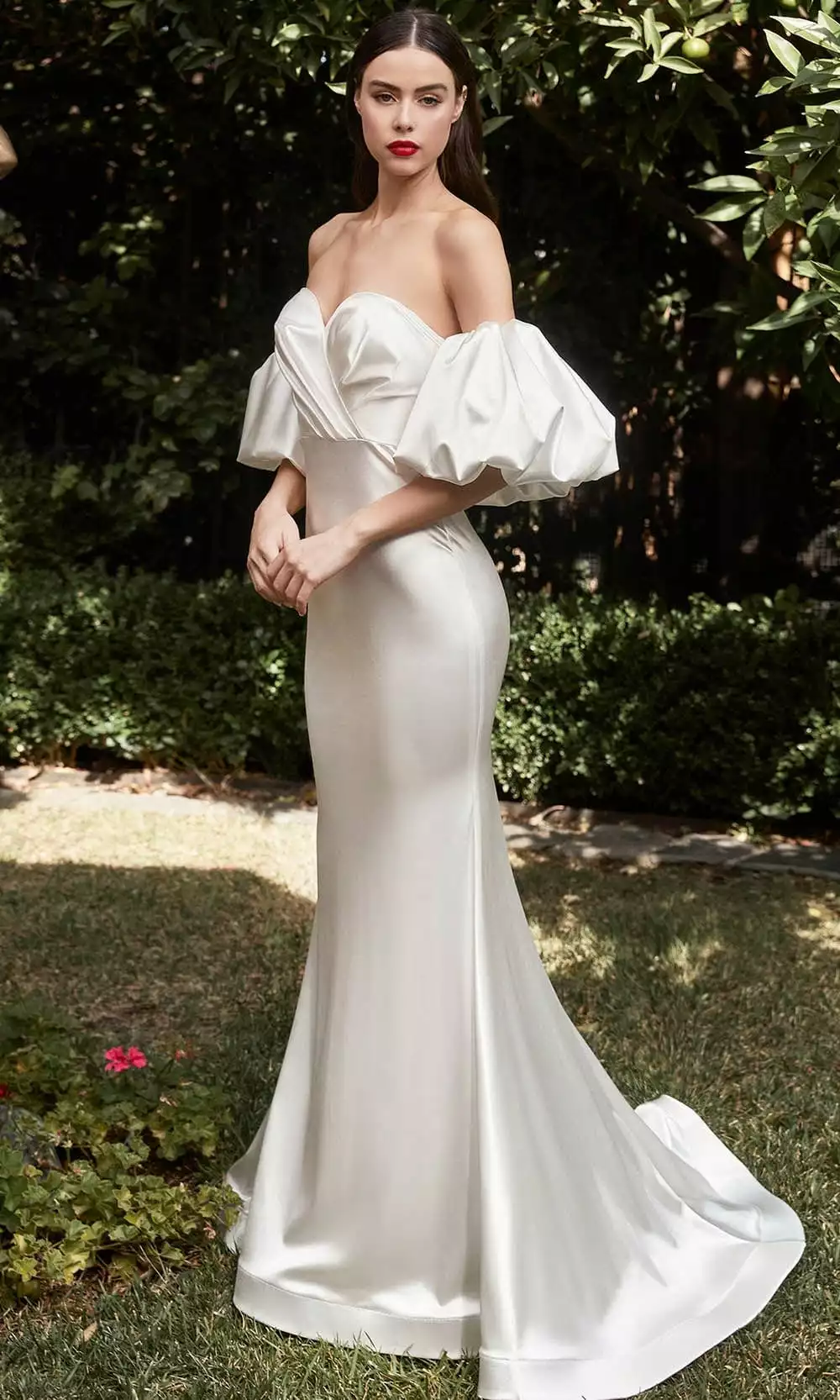 Cinderella Divine Bridal CD984W - Sheath Bridal Gown 4 Cinderella Divine Bridal CD984W - Sheath Bridal Gown - Image 2
