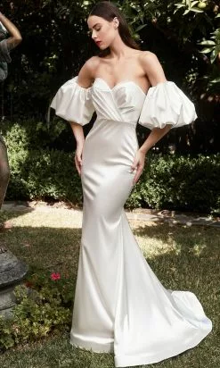 Cinderella Divine Bridal CD984W - Sheath Bridal Gown