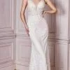 Cinderella Divine Bridal - CDS403W Floral Appliqued Deep V-neck Wedding Gown - 1 Pc Off-White In Size 8 Available 1 Cinderella Divine Bridal - CDS403W Floral Appliqued Deep V-neck Wedding Gown - 1 Pc Off-White In Size 8 Available -Wedding Dresses shop online cinderella divine bridal cds403w floral appliqued deep v neck wedding gown 1 pc off white in size 8 available ccsale 8 off white 30151783841875
