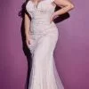 Cinderella Divine Bridals - CDS402C Sequin Off Shoulder Bridal Dress 2 Cinderella Divine Bridals - CDS402C Sequin Off Shoulder Bridal Dress -Wedding Dresses shop online cinderella divine bridals cds402c sequin off shoulder bridal dress wedding dresses 16 off white 15714930589779
