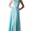 Cinderella Divine - Sleeveless Cowl Neck Draping Chiffon Gown -Wedding Dresses shop online cinderella divine sleeveless cowl neck draping chiffon gown special occasion dress 2 mint 5648124149817