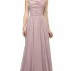 Cinderella Divine - UR136 Sleeveless Empire Waist Chiffon Dress 1 Cinderella Divine - UR136 Sleeveless Empire Waist Chiffon Dress -Wedding Dresses shop online cinderella divine ur136 sleeveless empire waist chiffon dress bridesmaid dresses 4 mauve 28832722387027