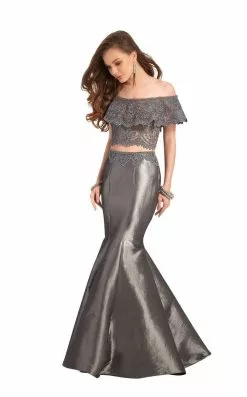 Clarisse - 4932 Scalloped Overlay Off-Shoulder Mermaid Gown -Wedding Dresses shop online clarisse 4932 scalloped overlay off shoulder mermaid gown special occasion dress 5500987867193