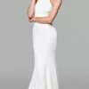 Clarisse - 600137 Sleeveless High Halter Mermaid Dress -Wedding Dresses shop online clarisse 600137 sleeveless high halter mermaid dress wedding dresses 0 ivory 28704773898323