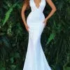 Clarisse - 810298 Strappy Back Sequined Plunging Gown 2 Clarisse - 810298 Strappy Back Sequined Plunging Gown -Wedding Dresses shop online clarisse 810298 strappy back sequined plunging gown prom dresses 29378234646611