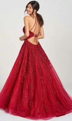 Colette For Mon Cheri CL12221 - Lace Scoop Prom Gown -Wedding Dresses shop online colette for mon cheri cl12221 lace scoop prom gown prom dresses 29719505600595