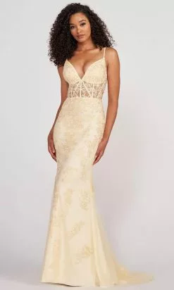 Colette For Mon Cheri CL2007 - Sleeveless Corset Prom Gown -Wedding Dresses shop online colette for mon cheri cl2007 sleeveless corset prom gown evening dresses 00 buttercup 31457761722451