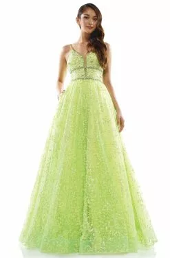 Colors Dress - 2288 Embellished Sweetheart Long Dress -Wedding Dresses shop online colors dress 2288 embellished sweetheart long dress prom dresses 0 lime 28845809696851