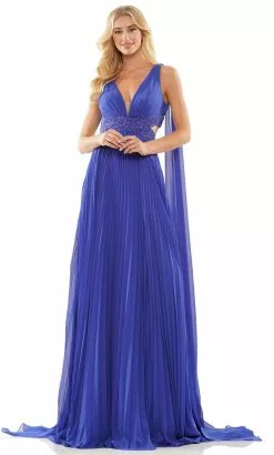 Colors Dress 2895 - Sleeveless V-Neck Prom Dress -Wedding Dresses shop online colors dress 2895 sleeveless v neck prom dress special occasion dress 00 royal 31977352429651