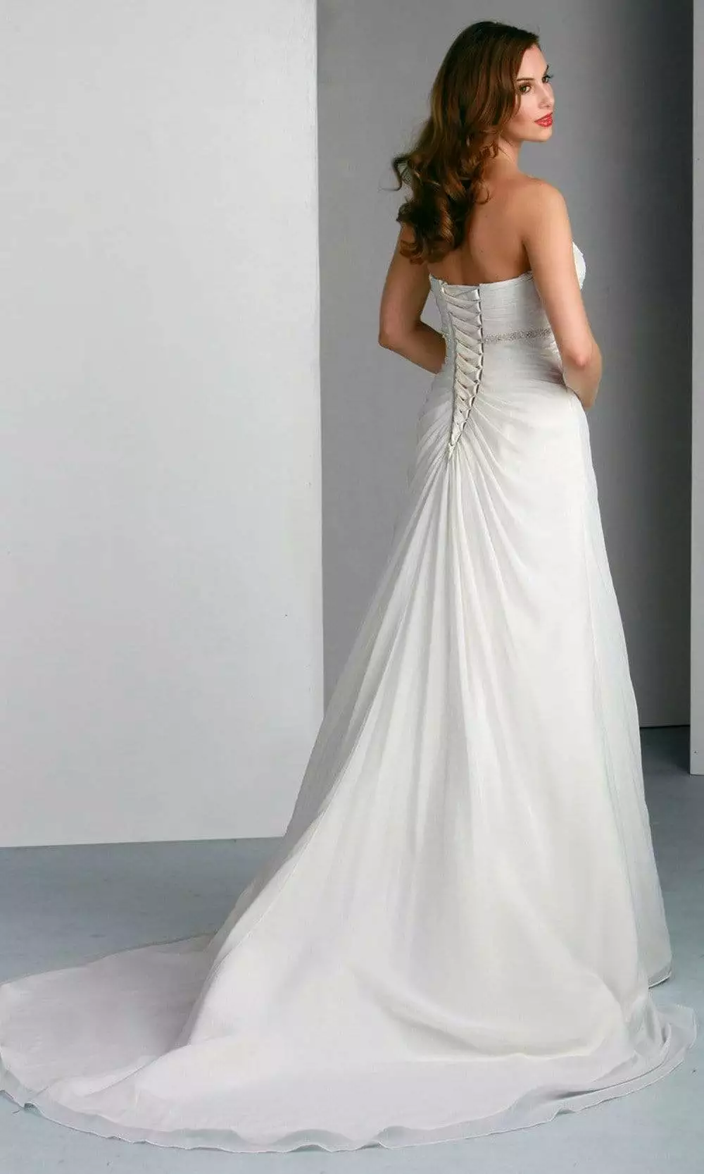 Da Vinci Bridal - 50031 Sweetheart Empire Chiffon Dress 4 Da Vinci Bridal - 50031 Sweetheart Empire Chiffon Dress - Image 2