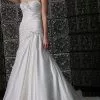 Da Vinci Bridal - 50143 Strapless Pleated Bedazzled Gown -Wedding Dresses shop online da vinci bridal 50143 strapless pleated bedazzled gown bridal dresses 2 white 15454555406419