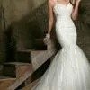Da Vinci Bridal - 50330 Embroidery Tulle Mermaid Illusion Gown 2 Da Vinci Bridal - 50330 Embroidery Tulle Mermaid Illusion Gown -Wedding Dresses shop online da vinci bridal 50330 embroidery tulle mermaid illusion gown bridal dresses 2 white 15450440859731