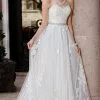 Da Vinci Bridal - 50355 Embroidered Bodice Tulle Dress -Wedding Dresses shop online da vinci bridal 50355 embroidered bodice tulle dress wedding dresses 15450469400659